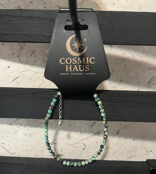 Faceted African Turquoise 3mm