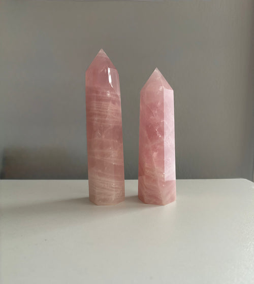 Rose Quartz mini tower